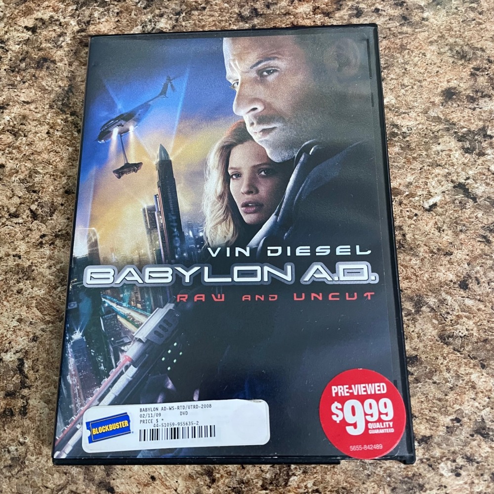 Babylon A.D. RAW and UNCUT Vin‎ Diesel Sci-Fi Action DVD Movie
